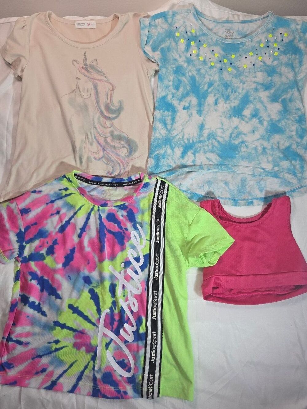 Bundle of Girls Size 5 Tees & Tops – Mixed Brands